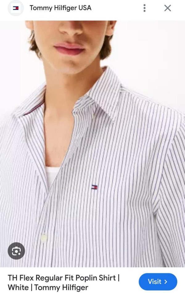First Copy TOMMY HILFIGER ORIGINAL Collection Shirts Combines Style And Comfort, Making It Perfect For Leisurely, Relaxing Days. Made From Very Premium COTTON, It Features Long Sleeves, Brand Logo And A Classic Collar. view 2