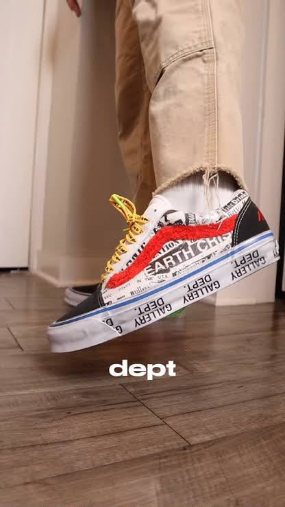 First Copy Vans Gallery Dept x Vault Old Skool LX Good Luck view 2