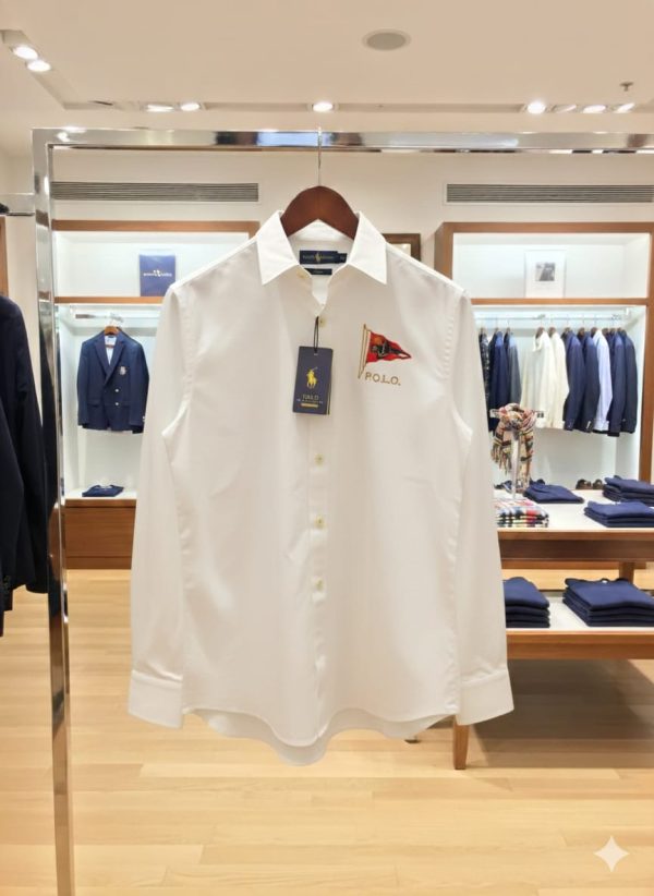 First Copy YSL ORIGINAL Collection Shirts Combines Style And Comfort, Making It Perfect For Leisurely, Relaxing Days. Made From Very Premium Cotton LYCRA , It Features Long Sleeves, Brand Logo And A Classic Collar. view 4