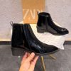 First Copy ZARA T Croco Zippy Boots view 4